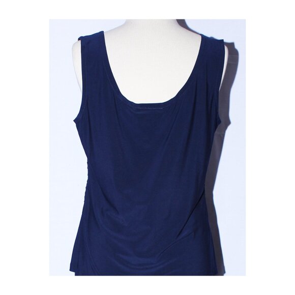 NWT Fanny 1996 Jersey & Lace Women's Formal Pant Suit-Size 3X-NAVY BLUE-NEW - Picture 5 of 7